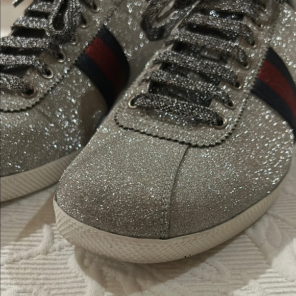 Gucci Bambi Sneakers glittery Retro-Inspired Design. Men’s size 11. Nearly new. - Picture 3 of 16